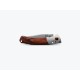 Benchmade Crooked River|Gray Aluminum & Wood|Clip-point