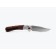 Benchmade Crooked River|Gray Aluminum & Wood|Clip-point