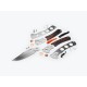 Benchmade Crooked River|Gray Aluminum & Wood|Clip-point