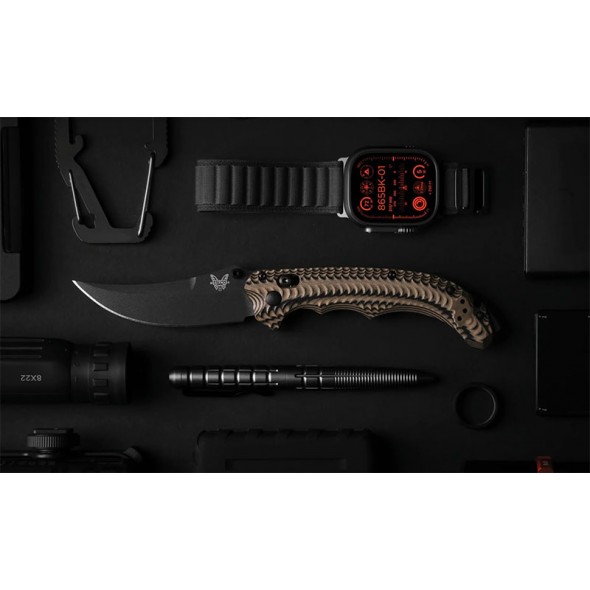 Benchmade Mini Bedlam® | Black/Coyote/OD | Scimitar
