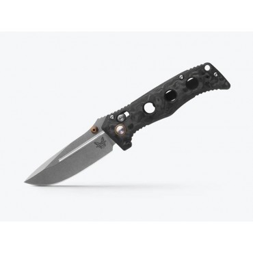 Benchmade Mini Adamas® | Marbled Carbon Fiber | Drop-point