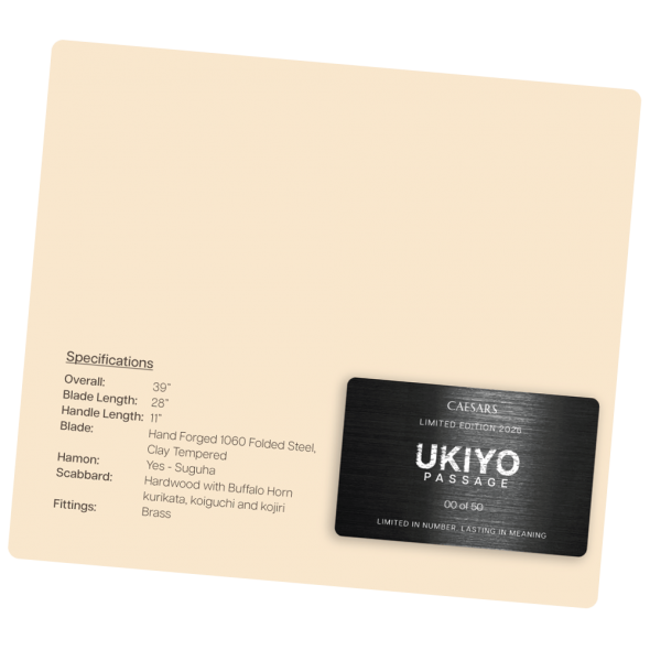 [PRE-ORDER] $200 Deposit for UKIYO Limited Edition