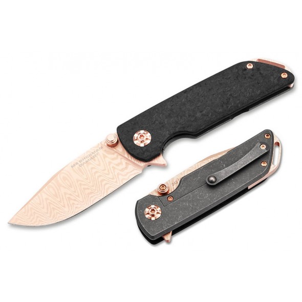 Boker Germany M4 Sherman Damast Rose Gold