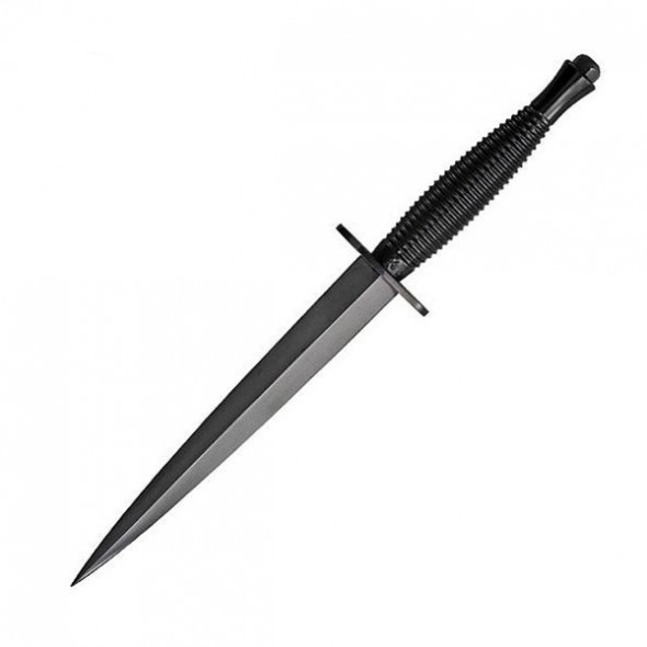 Sheffield Commando Dagger - Black Carbon Steel