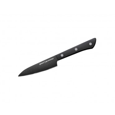 Samura SHADOW Paring knife with Black anti-slip coating 4,0