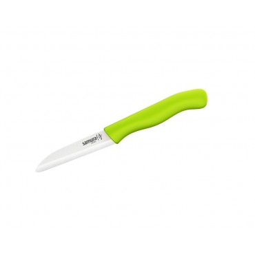 Samura Fruit knife 75 mm, Green handle, Zirconia Ceramic