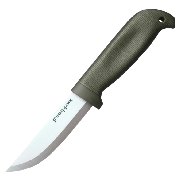 Cold Steel Finn Hawk Fixed Blade 4.0 in Plain Green Polymer