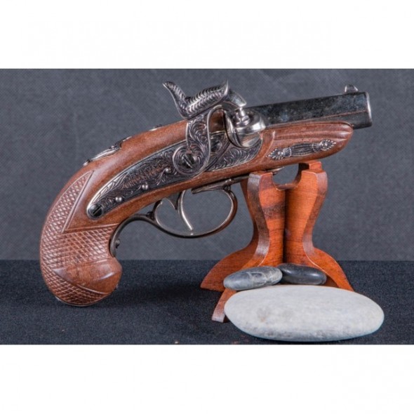 Denix Percussion Philadelphia Deringer Pistol Brown, USA 1862