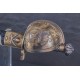 Pirate Cutlass Sword with Ship Hilt and Scabbard