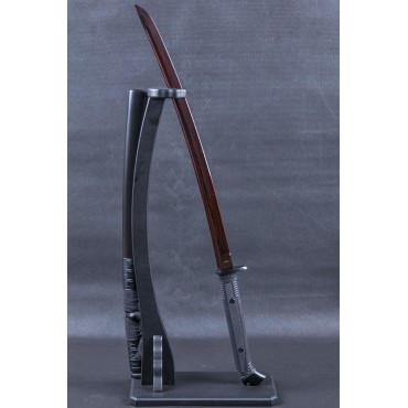 Honshu Boshin Hellfire Damascus Wakizashi Sword