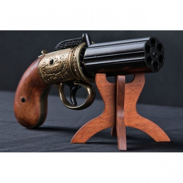 6 Cannons Pepper-Box Revolver England 1840