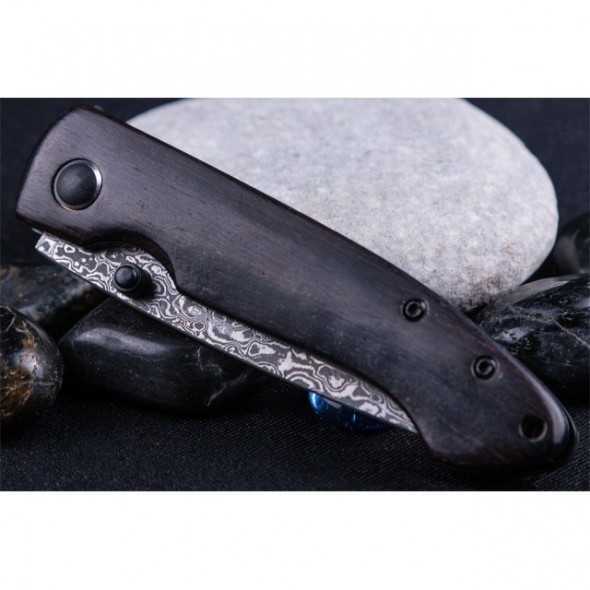 Boker Gent II Folder Damascus