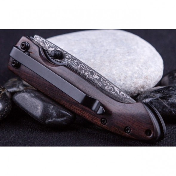 Boker Gent II Folder Damascus