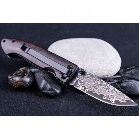 Boker Gent II Folder Damascus
