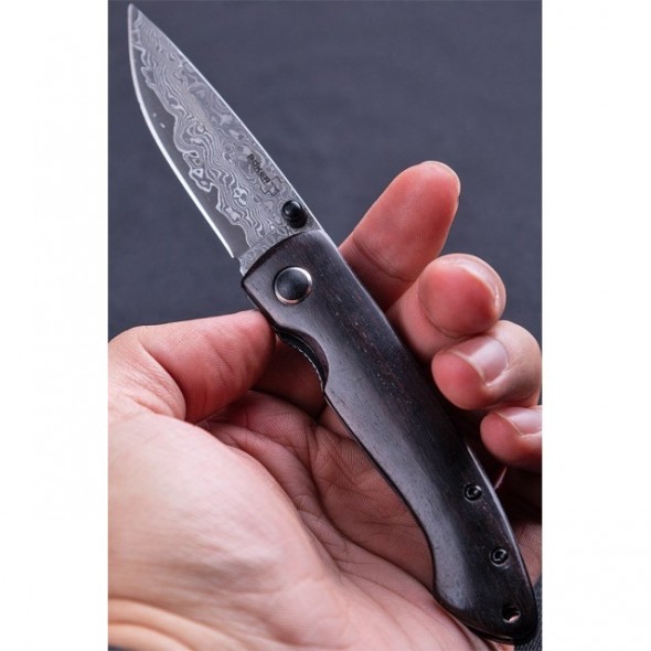 Boker Gent II Folder Damascus