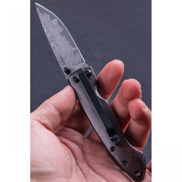 Boker Gent II Folder Damascus