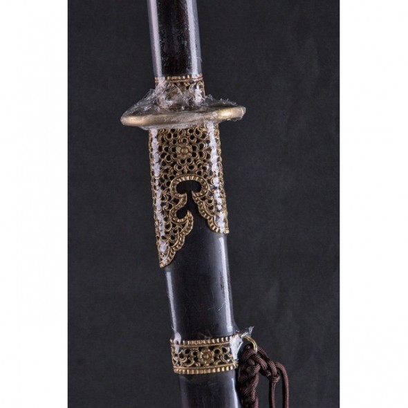 Miao Dao with Carved Flower