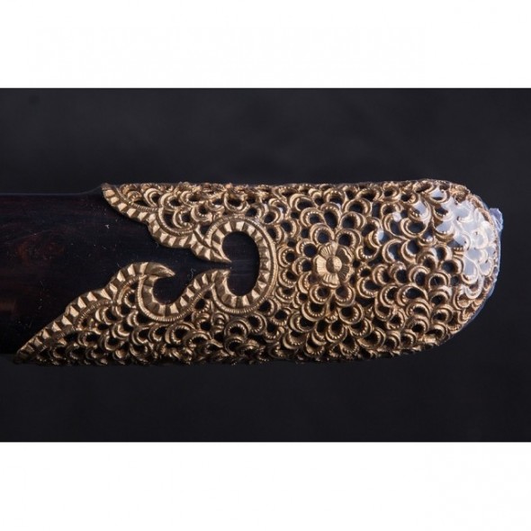 Miao Dao with Carved Flower