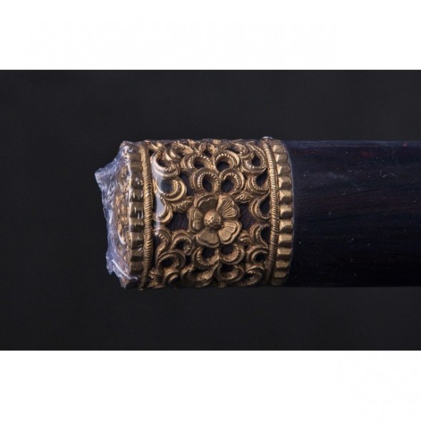 Miao Dao with Carved Flower